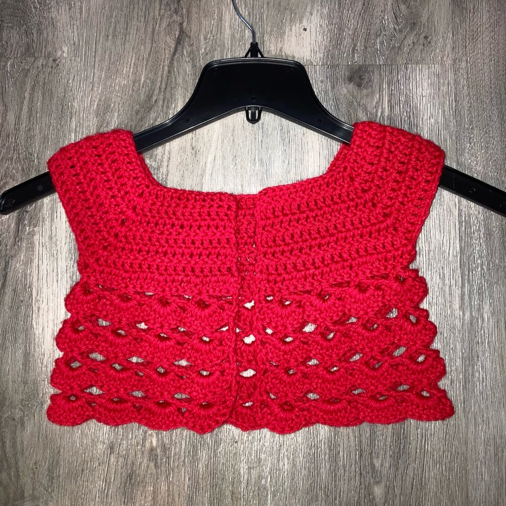 Crocheted Baby Cardigan
